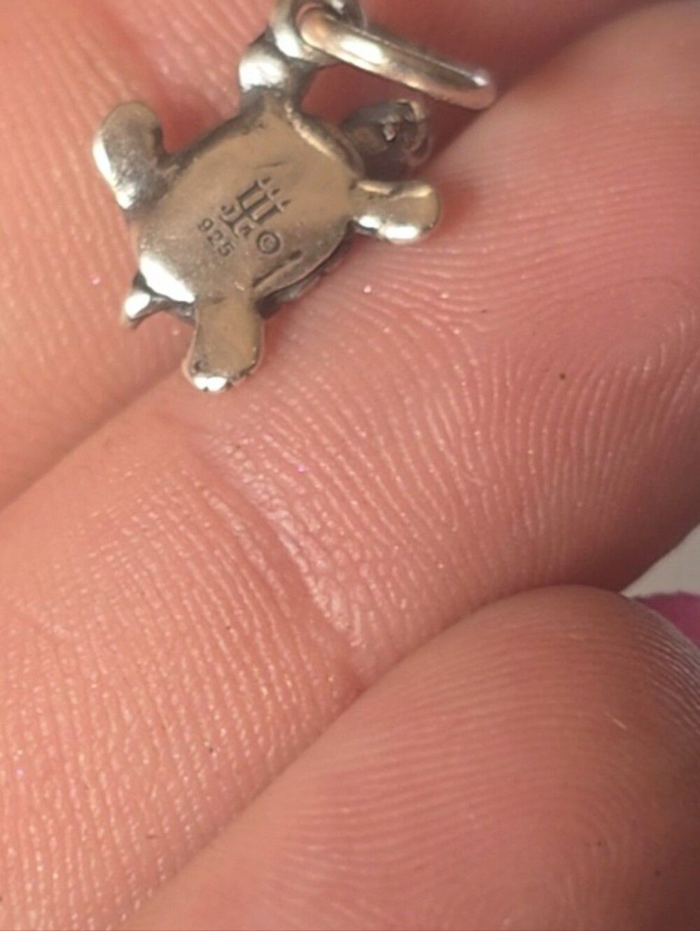 James Avery Sterling Silver Turtle Charm Pendant - Picture 6 of 6